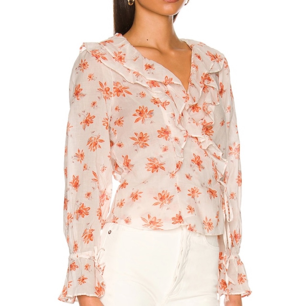 Free People Ruffle Top - Picture 2 of 7